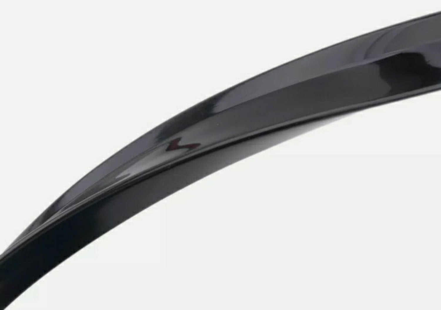 2Racing DE & DJ Plain Black Look Spoiler Tip image 0