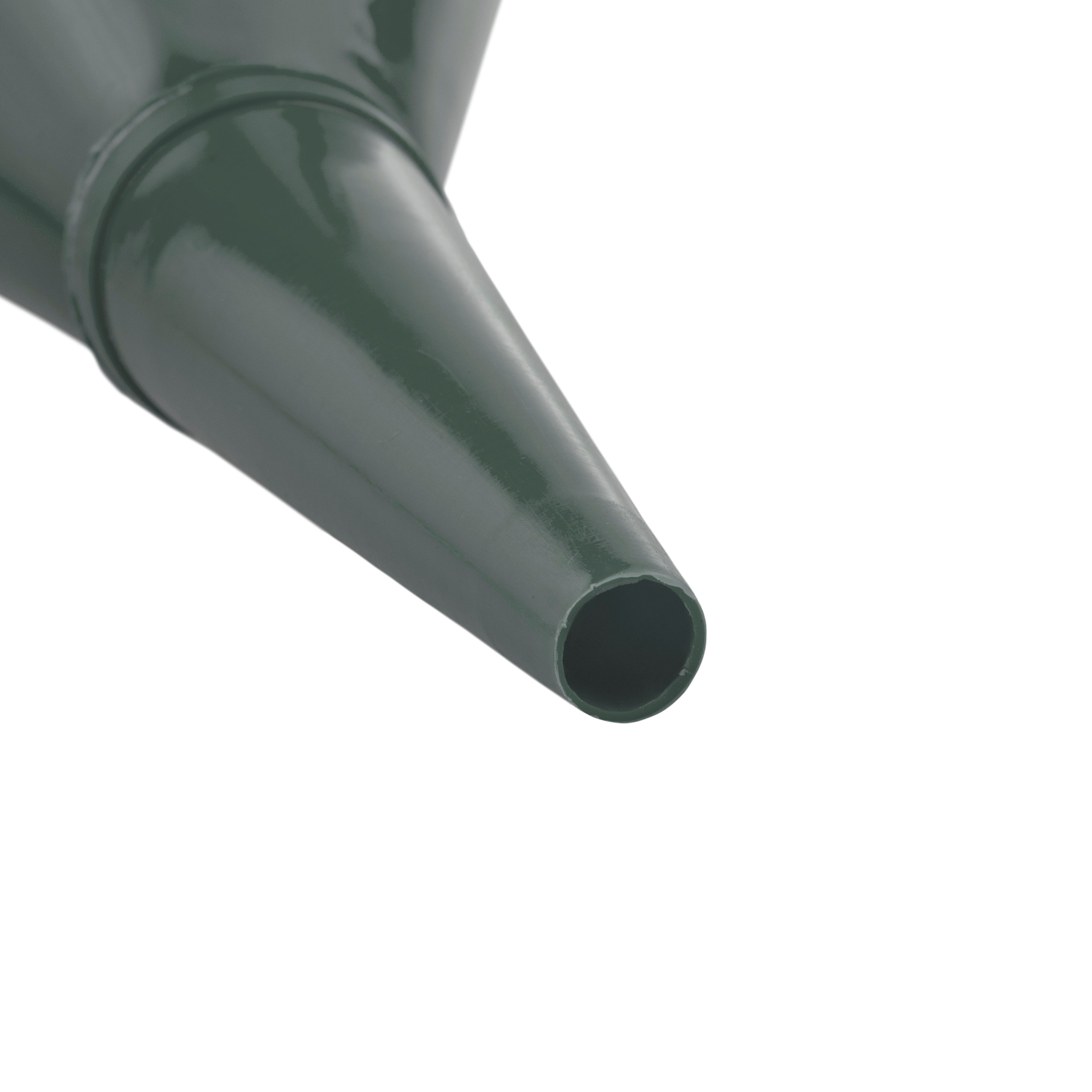 Angled Car Fuel Funnels with Filter (Grey and Green) for DIY Workshop Accessory
