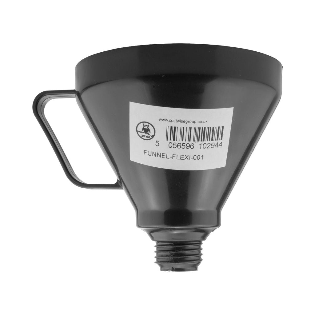 Car Fuel Funnel Flexi Black DIY Workshop Accessory Vehicle Fluid Funnel