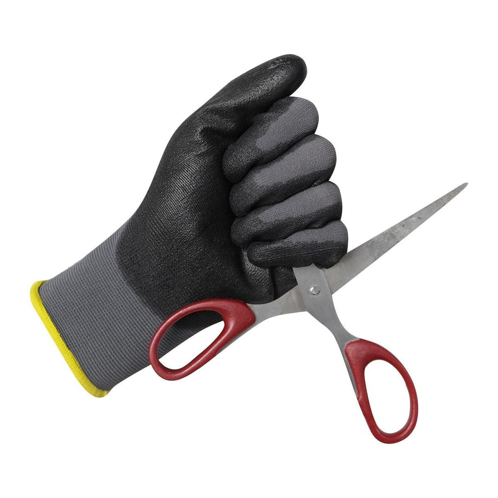 Work Gloves PU Coated General Purpose Hand Protection Garden Mechanic